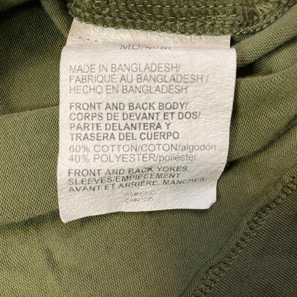 Under Armour Tactical 1/4 Zip Pullover Long Sleeve Olive Green Medium M - Picture 3 of 7